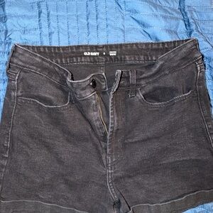 Old Navy Women's Dark Gray Jean Shorts